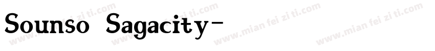 Sounso Sagacity字体转换